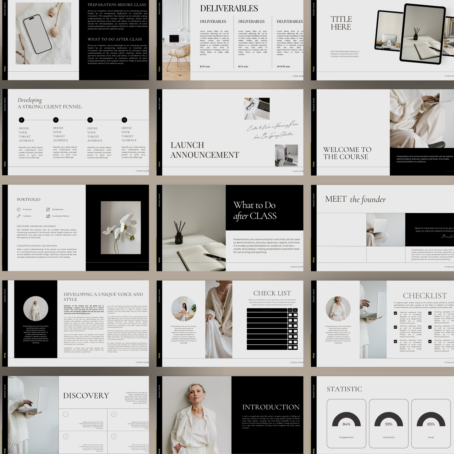 The Ultimate Course Creator Suite | 550+ Premium Canva Templates