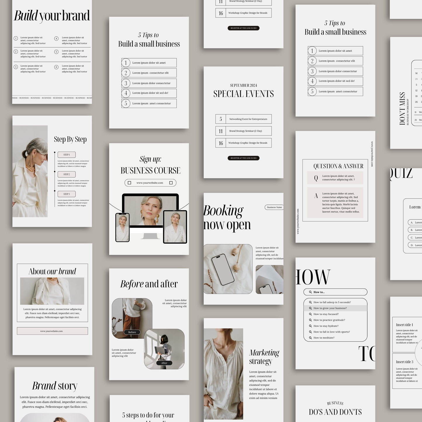 The Course Creator Suite | 390+ Premium Canva Templates