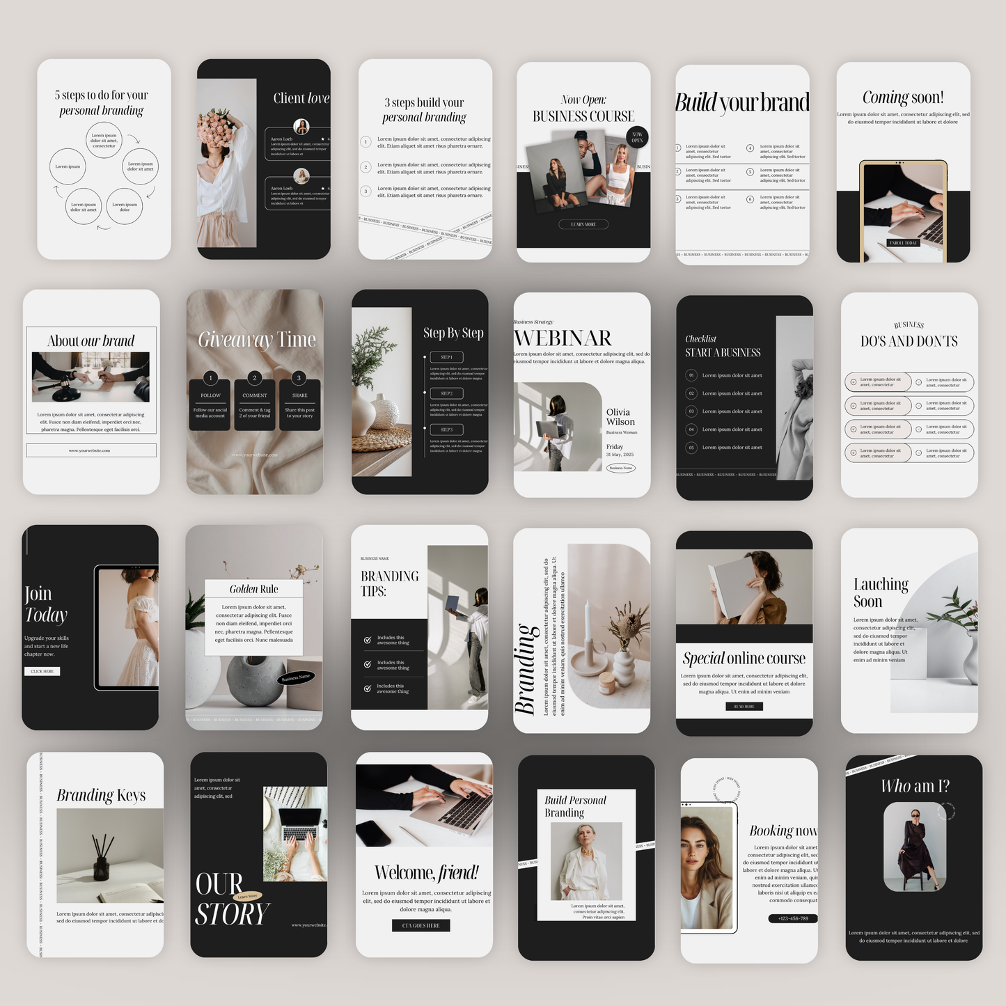 The Course Creator Suite | 390+ Premium Canva Templates