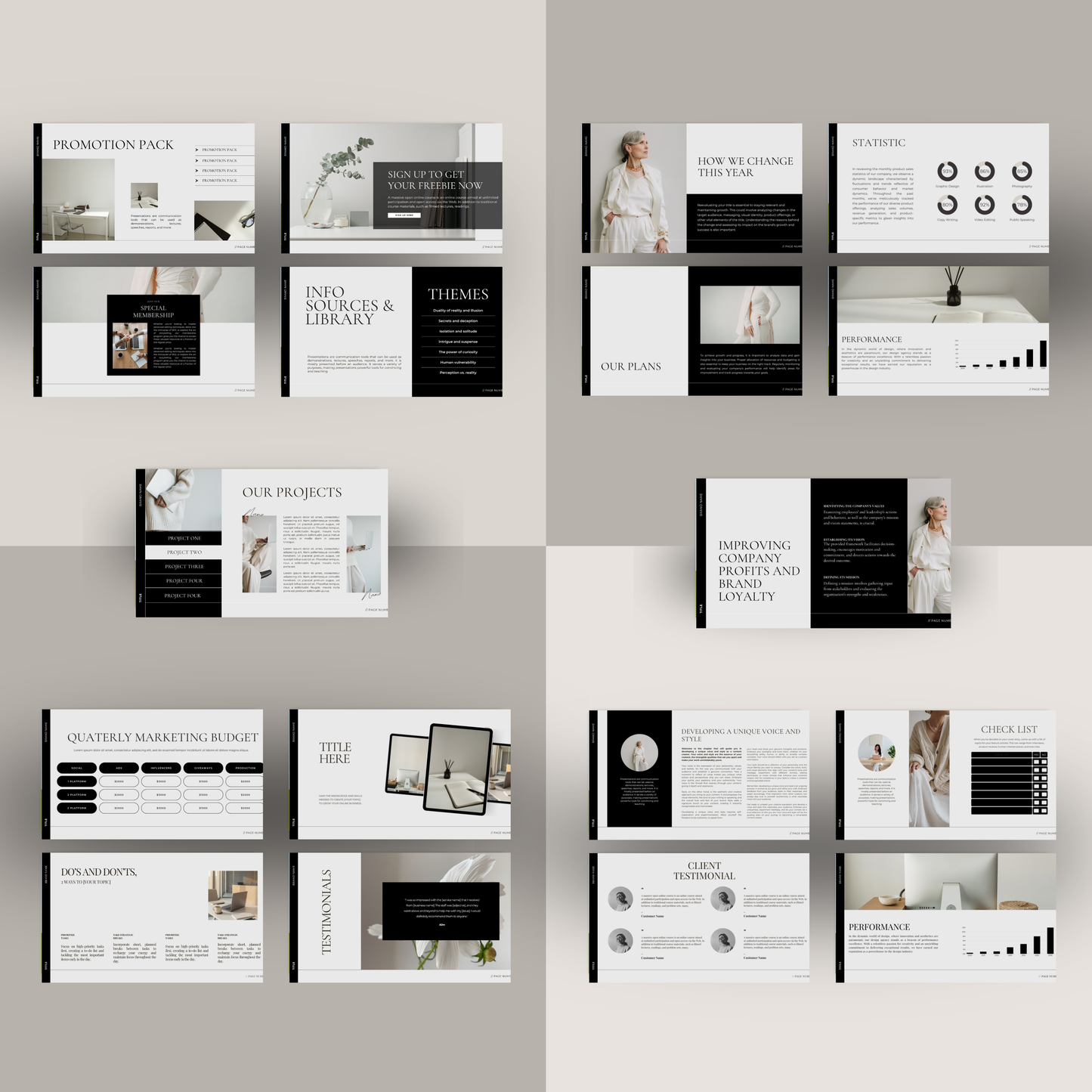 The Course Creator Suite | 390+ Premium Canva Templates