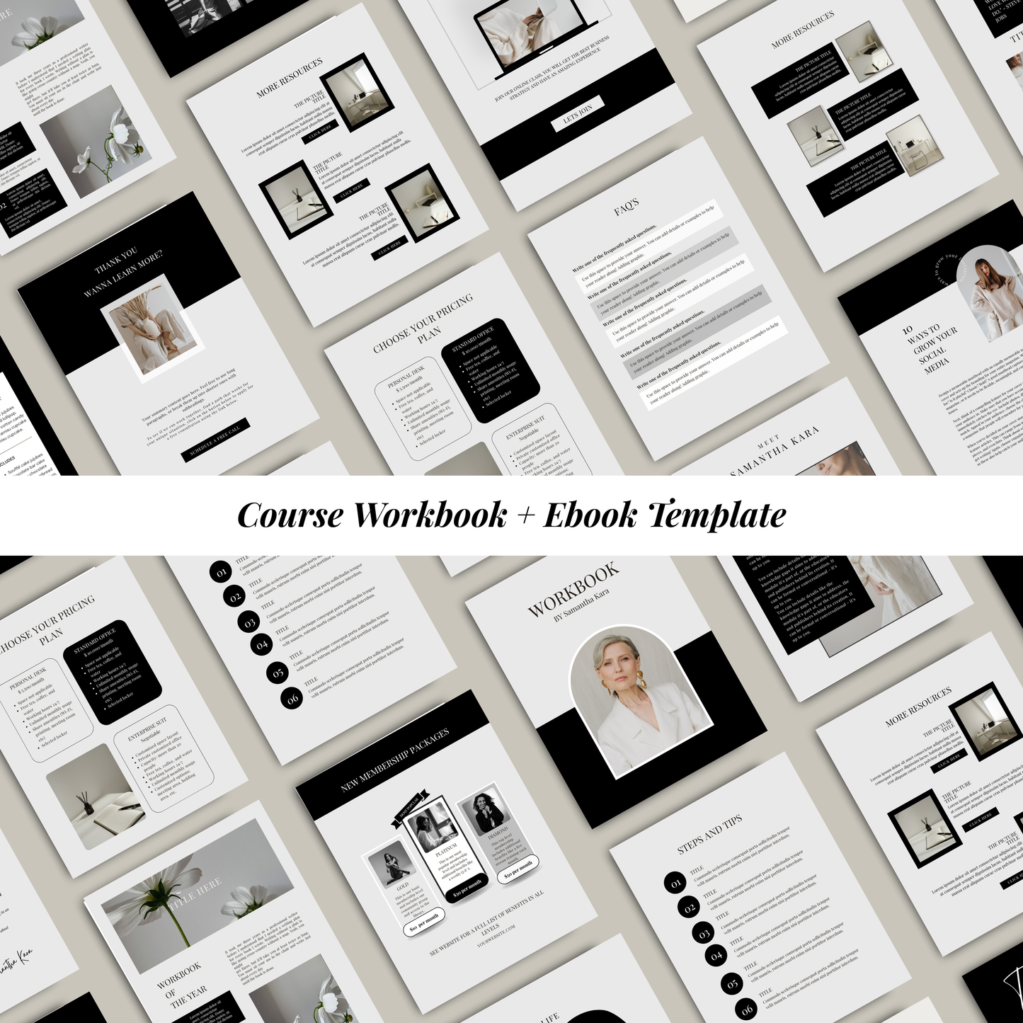 The Course Creator Suite | 390+ Premium Canva Templates