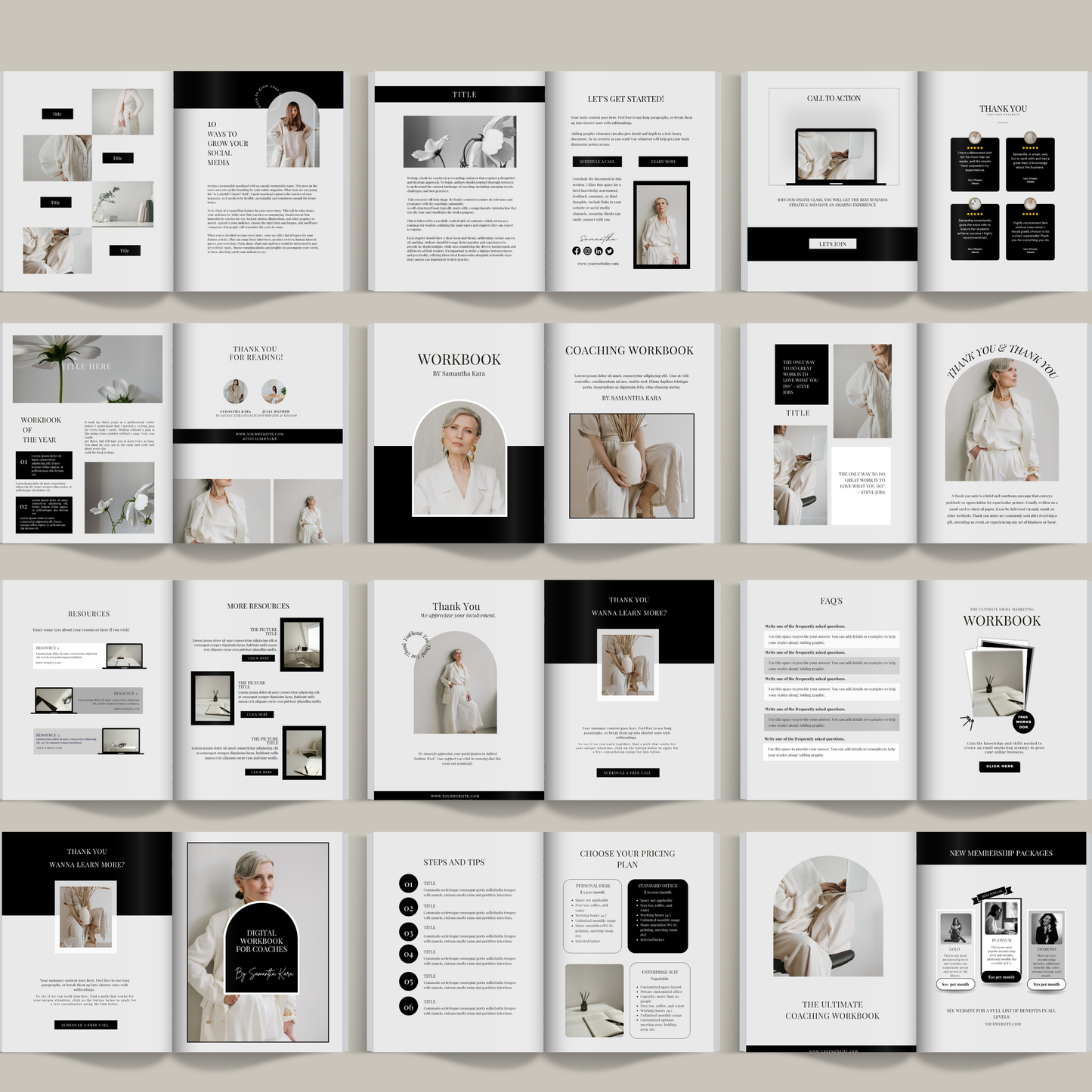 The Course Creator Suite | 390+ Premium Canva Templates