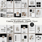Course Creator Bundle | Course Workbook & Webinar Masterclass Canva Templates (290 Pages)