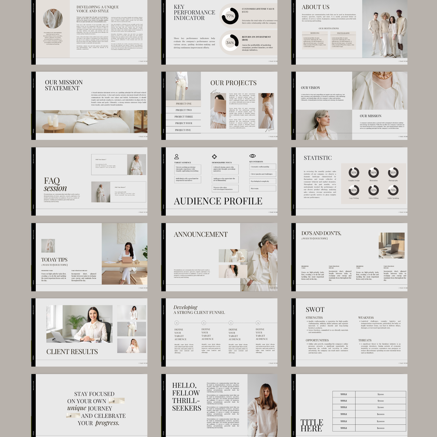Course Creator Bundle | Course Workbook & Webinar Masterclass Canva Templates (290 Pages)