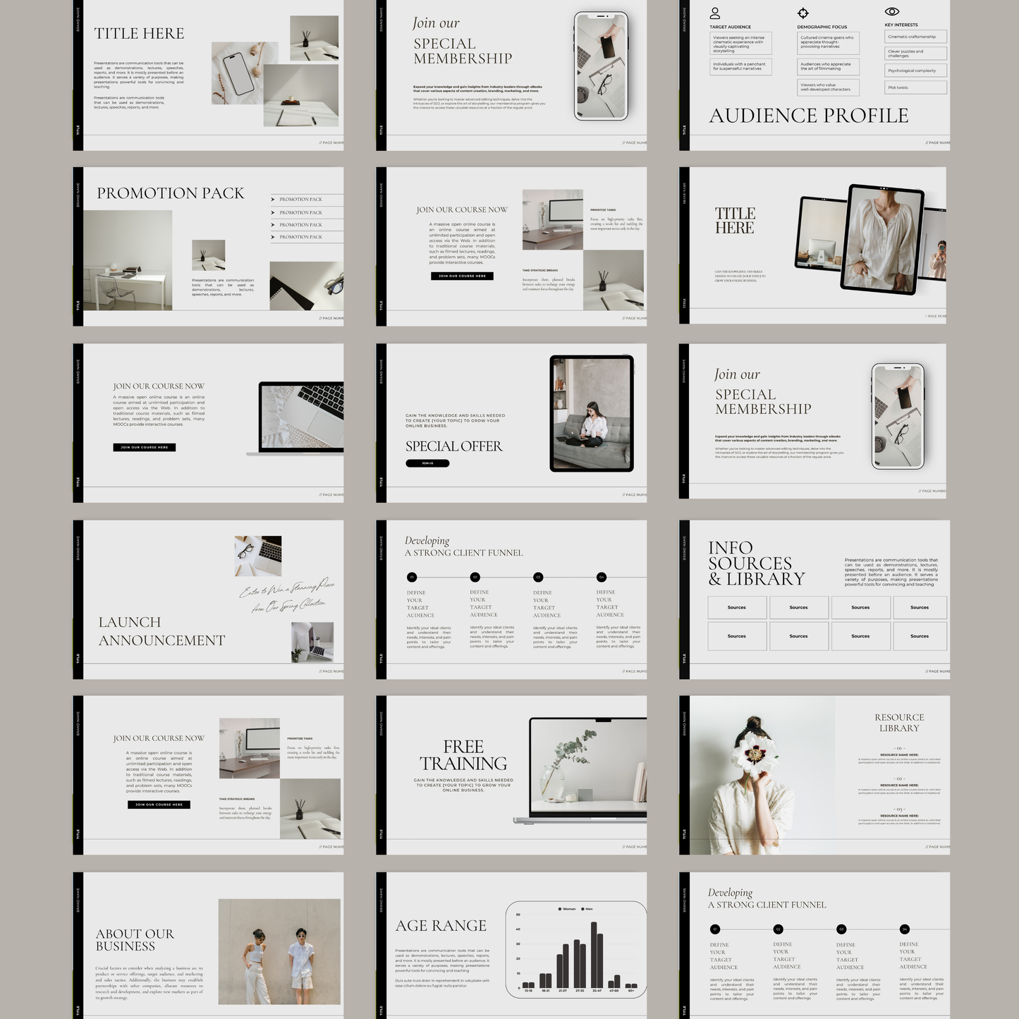 The Ultimate Course Creator Suite | 550+ Premium Canva Templates