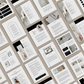 140-page Canva workbook template including worksheets, checklists, roadmaps, and content pages