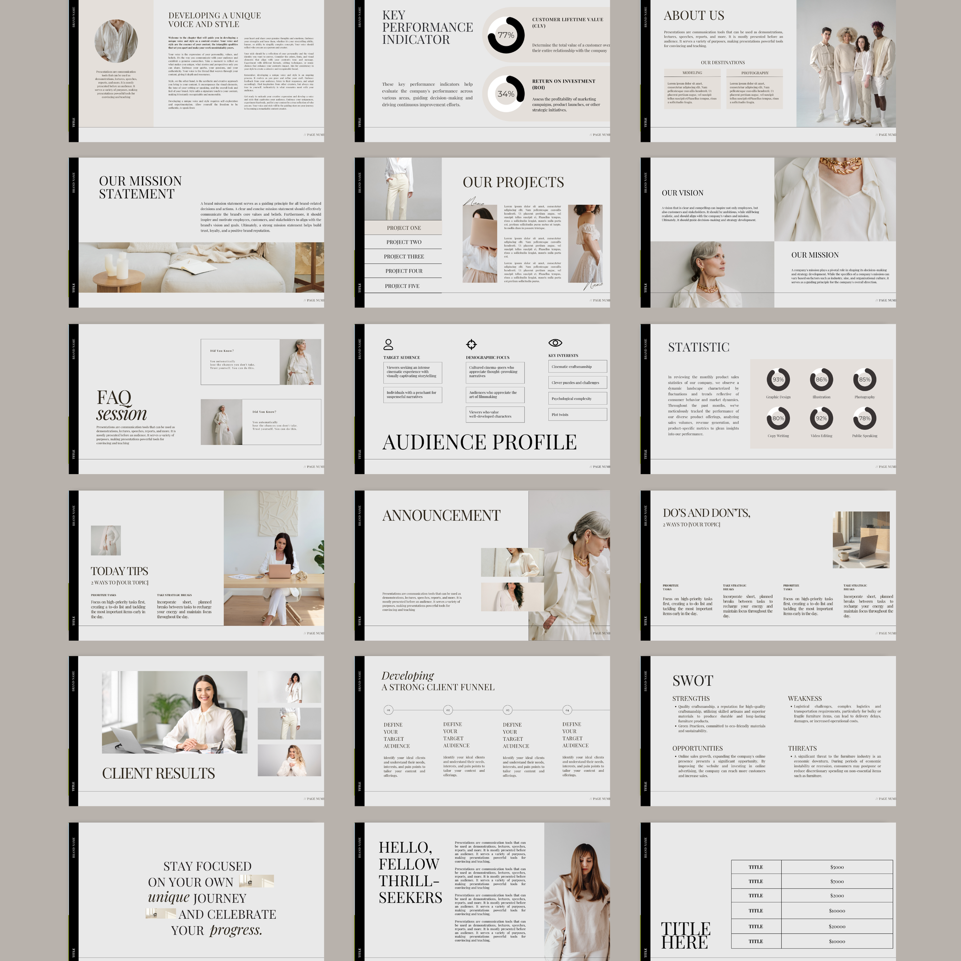 Canva webinar slide template for coaches consultants educators and creators