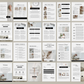 Preview of the Client Onboarding Welcome Packet Canva template featuring editable pages for coaches, consultants, freelancers, and service-based businesses.