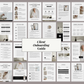 Preview of the Client Onboarding Welcome Packet Canva template featuring editable pages for coaches, consultants, freelancers, and service-based businesses.