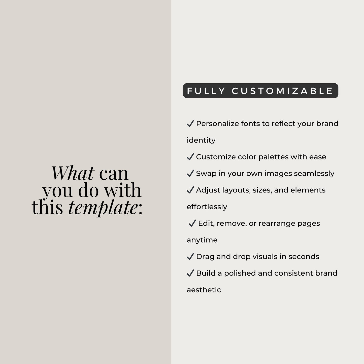 Premium 140-page Canva workbook and ebook template for coaches and course creators